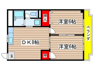 ハイシティー第一砦の物件間取画像